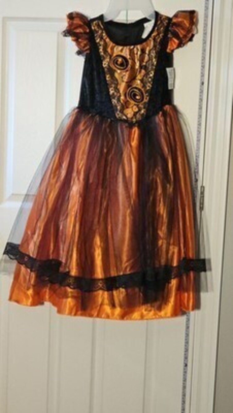 Glamor witch light up dress No Hat size small
